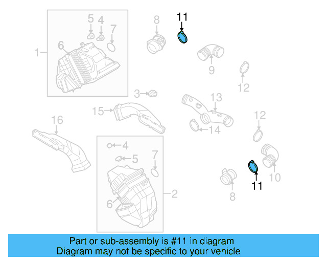 Intake Pipe Clamp N-102-960-01 - View 6