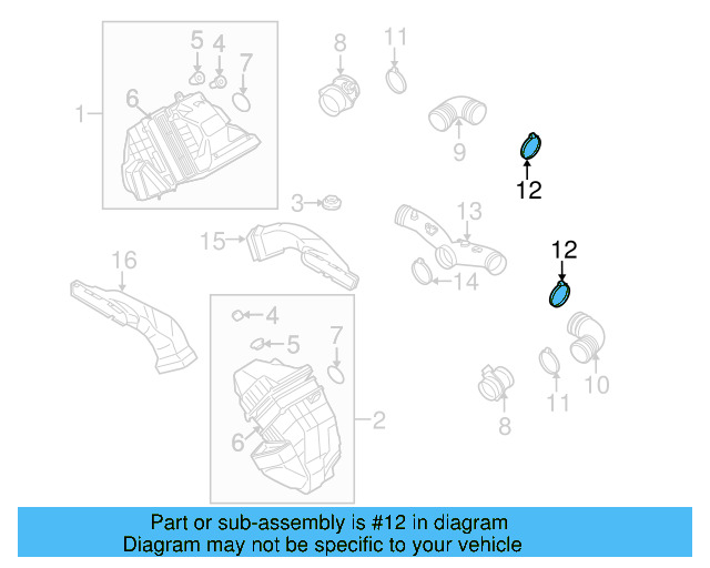 Intake Pipe Clamp N-024-508-5 - View 8