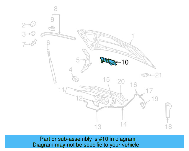Safety Catch 1Q0-823-480 - View 10