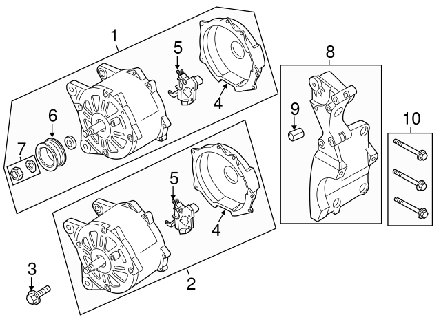 Pulley Hardware Kit 028-903-320-C - View 98