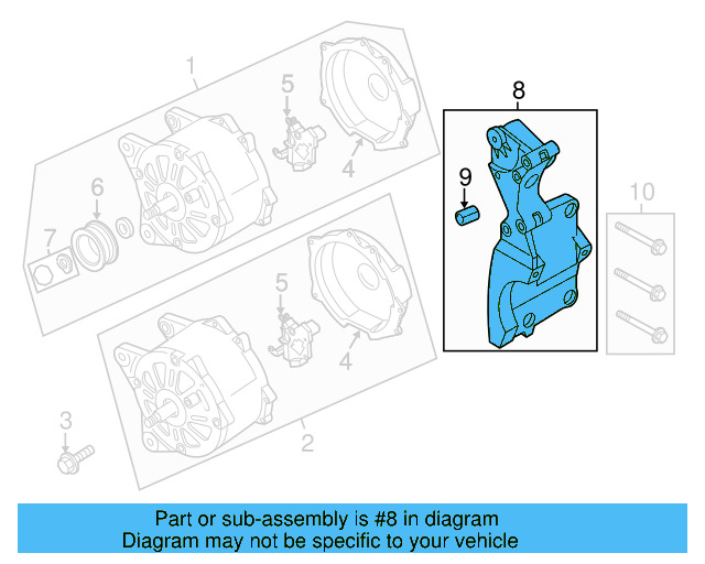 Mount Bracket 03L-903-139-Q - View 9