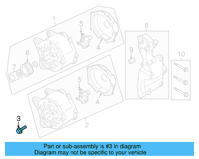 Mount Bracket Mount Bolt N-106-100-01 - View 47