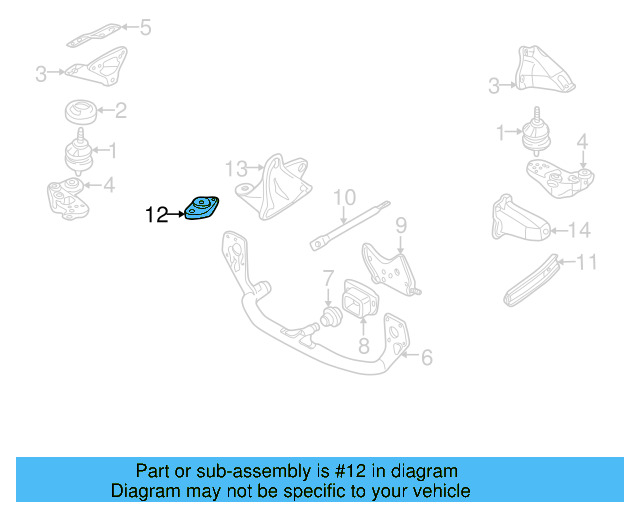 Trans Mount 8D0-399-151-M - View 10