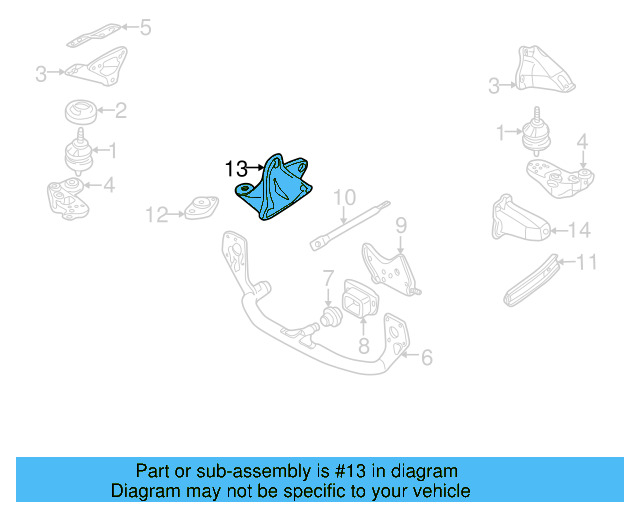 Trans Support 8D0-399-108-R - View 21