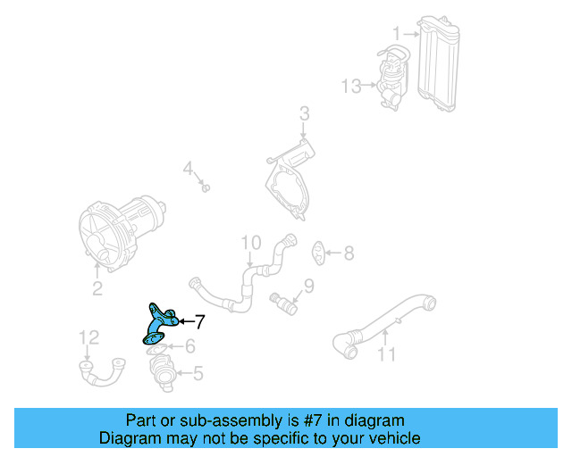 Secondary Air Injection Pump Adapter 022-131-119-B - View 5