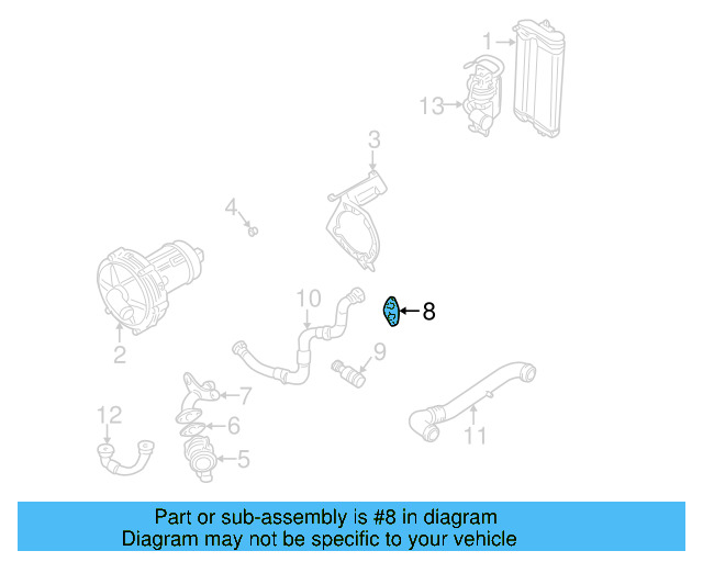 Secondary Air Injection Pipe Gasket 022-131-120-B - View 8
