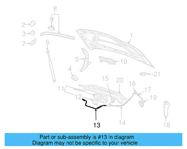 Release Cable 1Q1-823-531-C - View 3