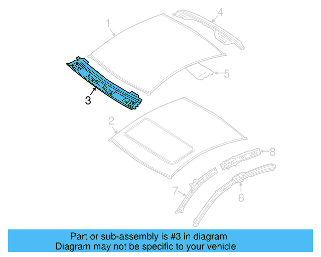 Header Panel 3C0-817-121-B - View 4