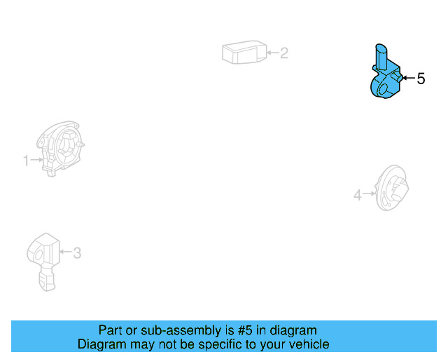 Side Impact Sens 5K0-959-351-A - View 6