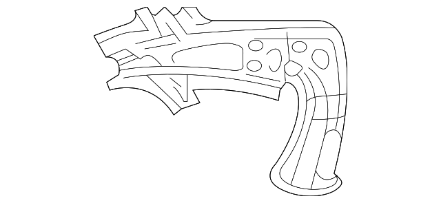 Pillar Reinforced 561-809-262 - View 2