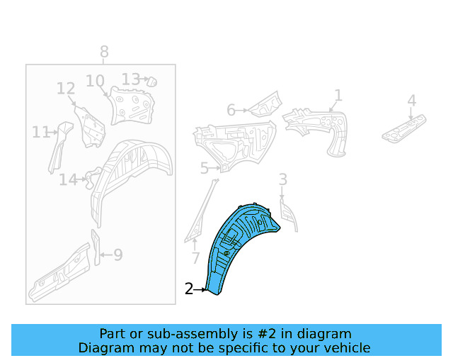 Outer Wheelhouse 561-809-412-A - View 3