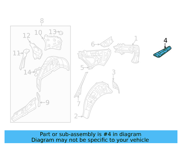 Connector Plate 561-809-414 - View 5