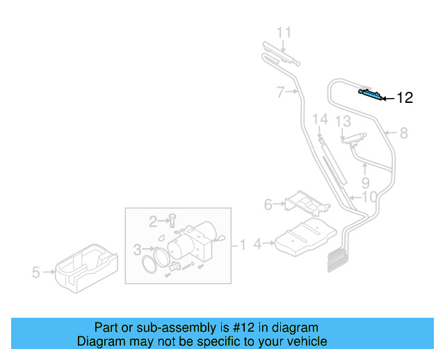Hydraulic Cylinder 1Q0-871-795-A - View 6