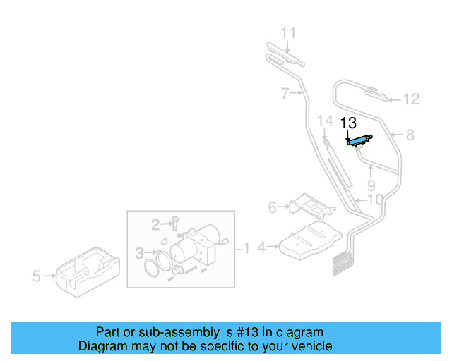 Hydraulic Cylinder 1Q0-871-605-B