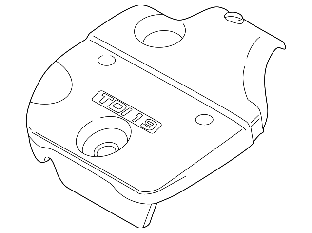 Intake Cover 038-103-925-HA - View 2