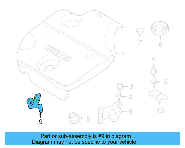 Cover Bracket 038-103-941-E - View 12