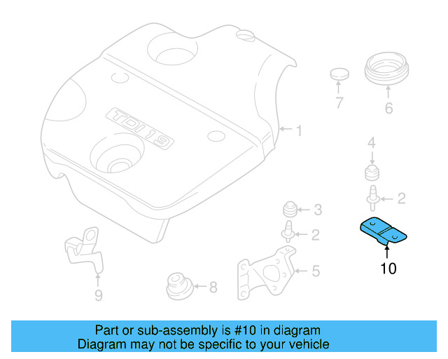Cover Bracket 038-103-943-B - View 9