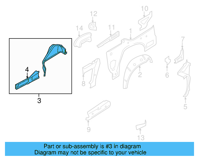Inner Wheelhouse 1Q0-809-851-A - View 3
