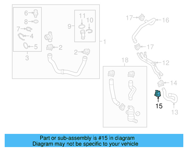 Inlet Hose 5C0-122-073-C - View 5