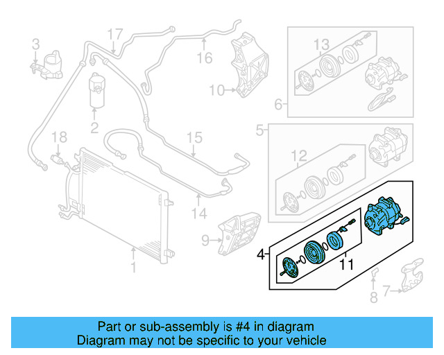 Compressor 4B3260805B - View 3