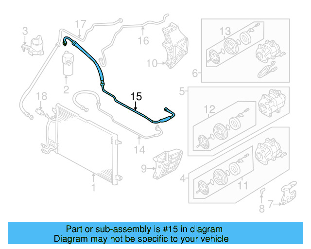 AC Hoses 4B0-260-701-C - View 10