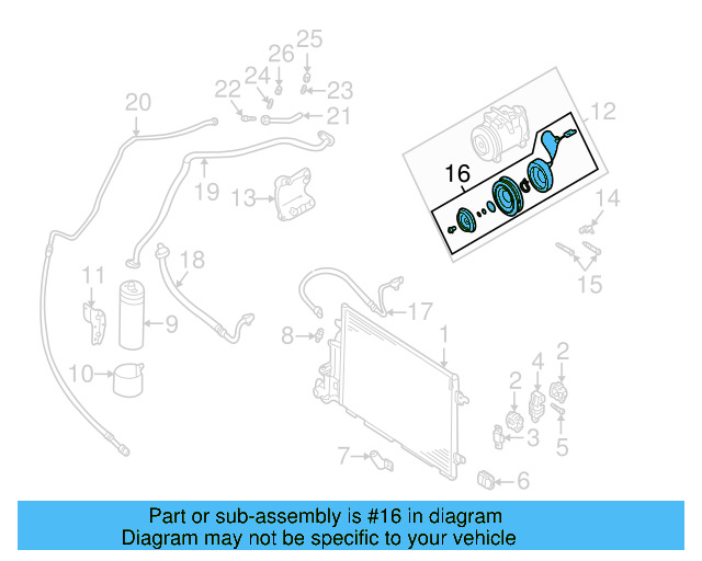 A/C Compressor Clutch 4B0-260-811 - View 9