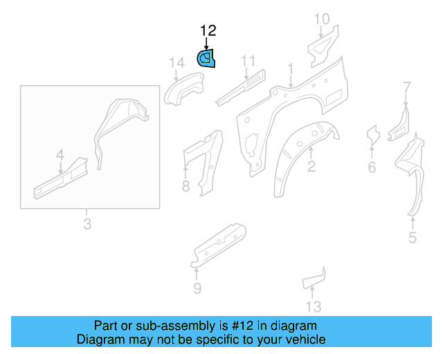 Upper Mount 1Q0-810-931-A - View 3