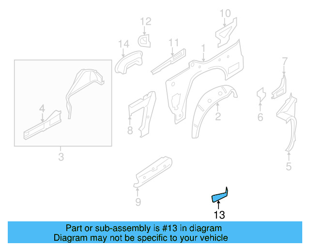 Lower Mount 1Q0-809-959 - View 3