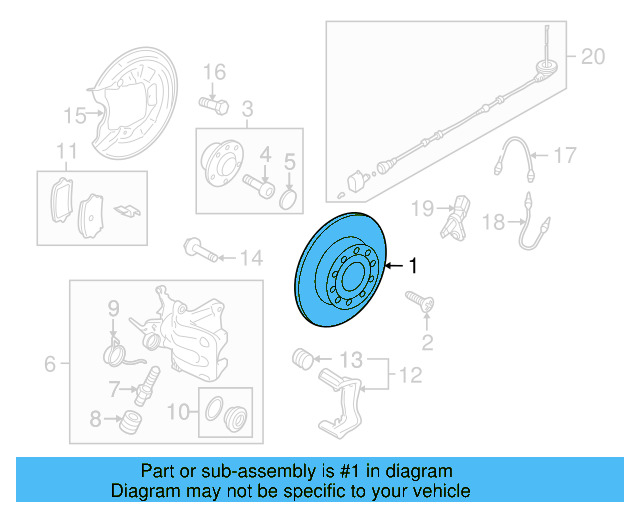 Rotor 1K0-615-601-AJ - View 12