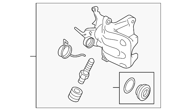 Disc Brake Caliper 1K0-615-423-M - View 3