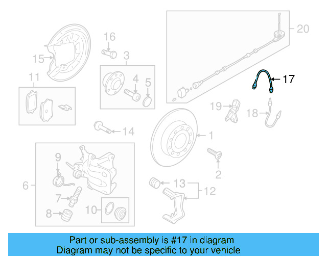 Brake Hose 1K0-611-775-C - View 19