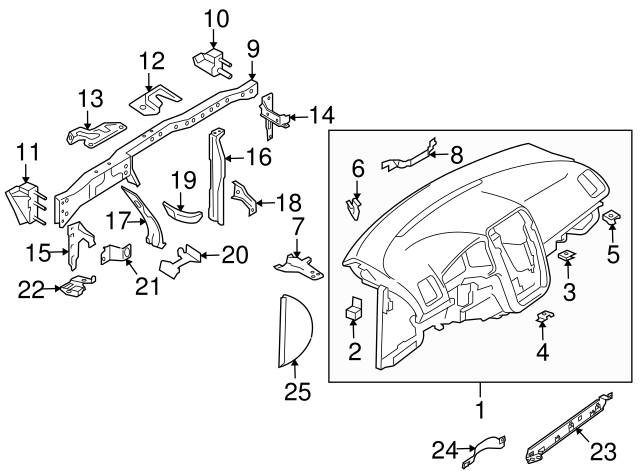 Instrument Panel U N-906-988-01 - View 43