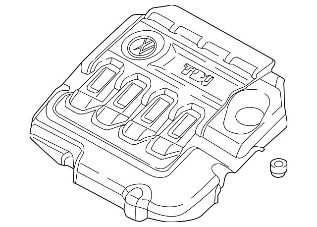 Engine Cover 04L-103-925-AQ - View 3