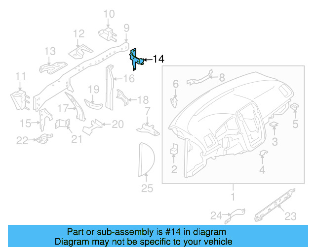 Outer Support 1K1-858-506-G - View 14
