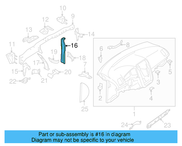 Inner Support 1K1-858-784-C - View 6