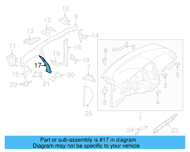 Inner Support 1K1-858-783-B - View 13