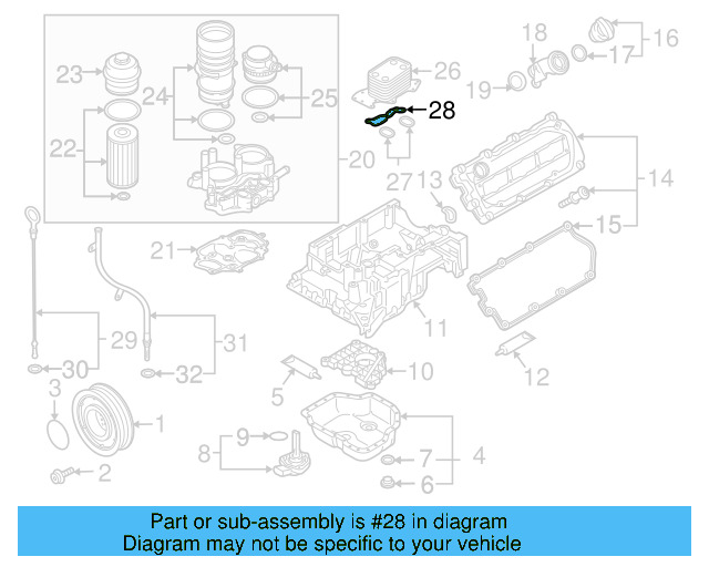 Oil Cooler O 057-115-446-A - View 4