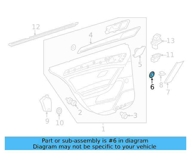 Speaker Grille Fastener N-906-878-01 - View 19