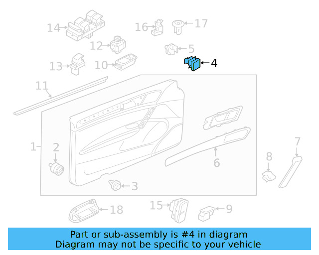 Handle Cover 5G0-868-040-A-ZE4 - View 18