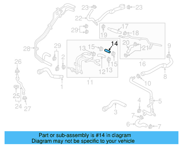 Hose 04L-121-101-A - View 25
