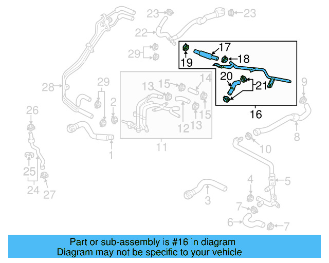 Hose & Tube Assembly 5Q0-121-064-AS - View 5