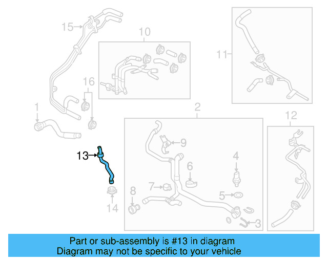 Connector Hose 5Q0-122-101-CK - View 11