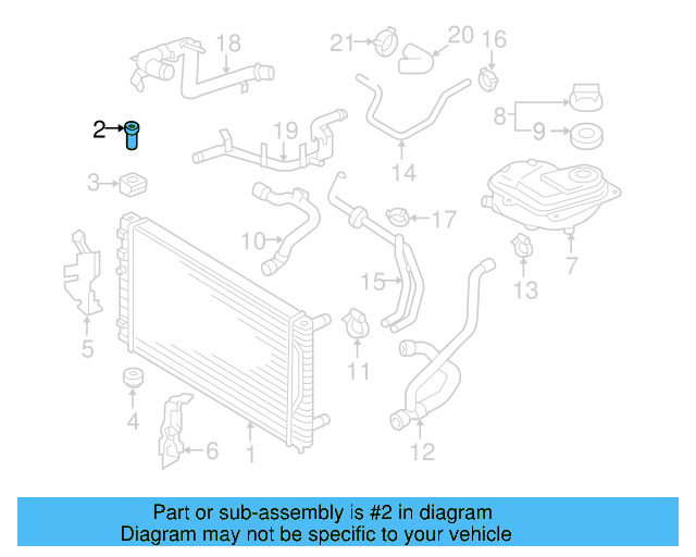 Radiator Mount Bolt 8D0-121-200 - View 16