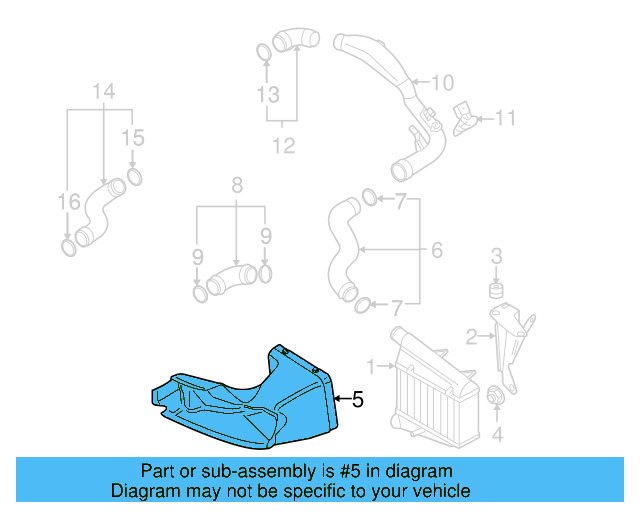 Air Duct 3B0-121-284-E - View 23