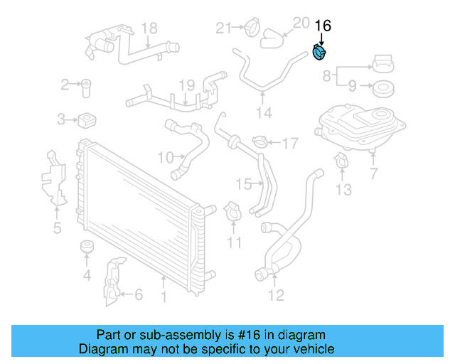 Control & Sensor Clamp 4B0-422-379 - View 14
