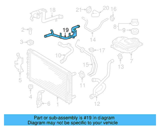 Water Pipe 038-121-065-BH - View 5
