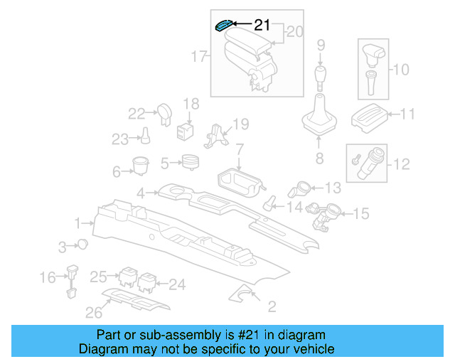 Release Handle 3B0-868-445-82V - View 14