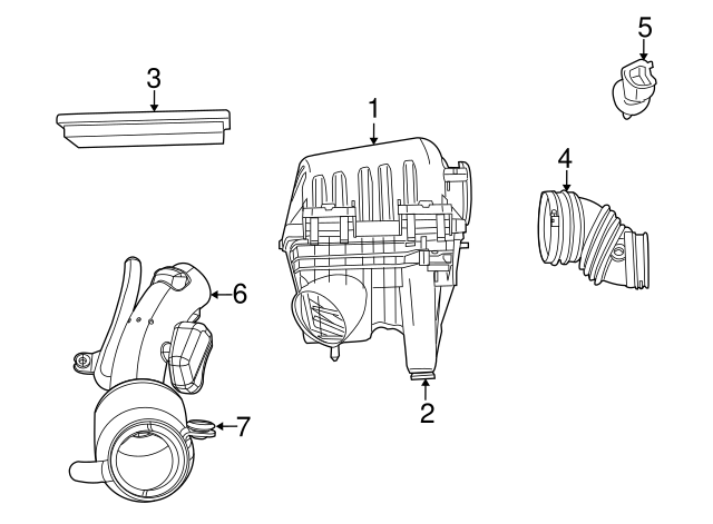Air Duct 7B0-129-622-A