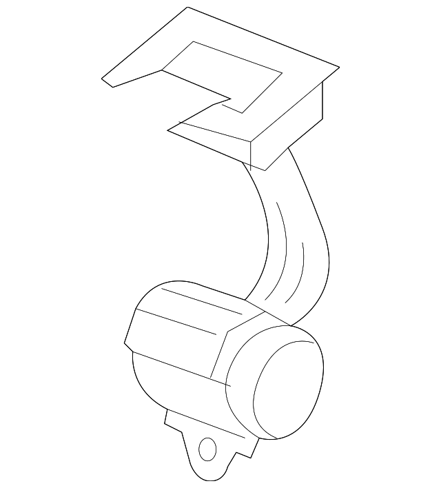 Seat Belt Guide 1K0-857-781-B-3U6 - View 8