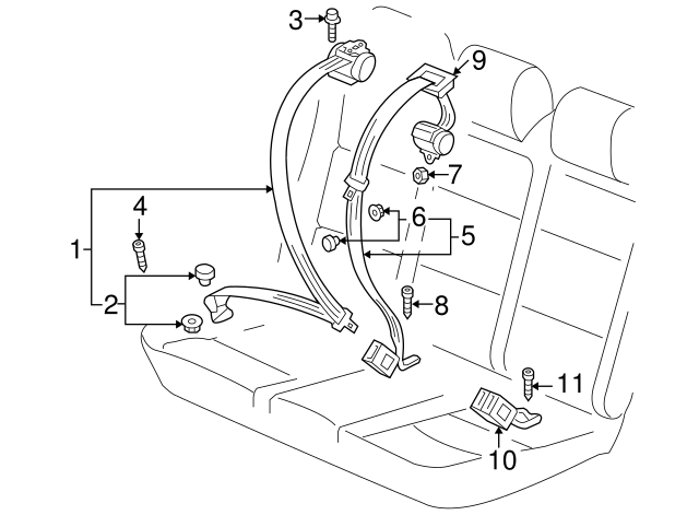 Outer Belt Assembly Lower Bolt WHT-003-682 - View 48